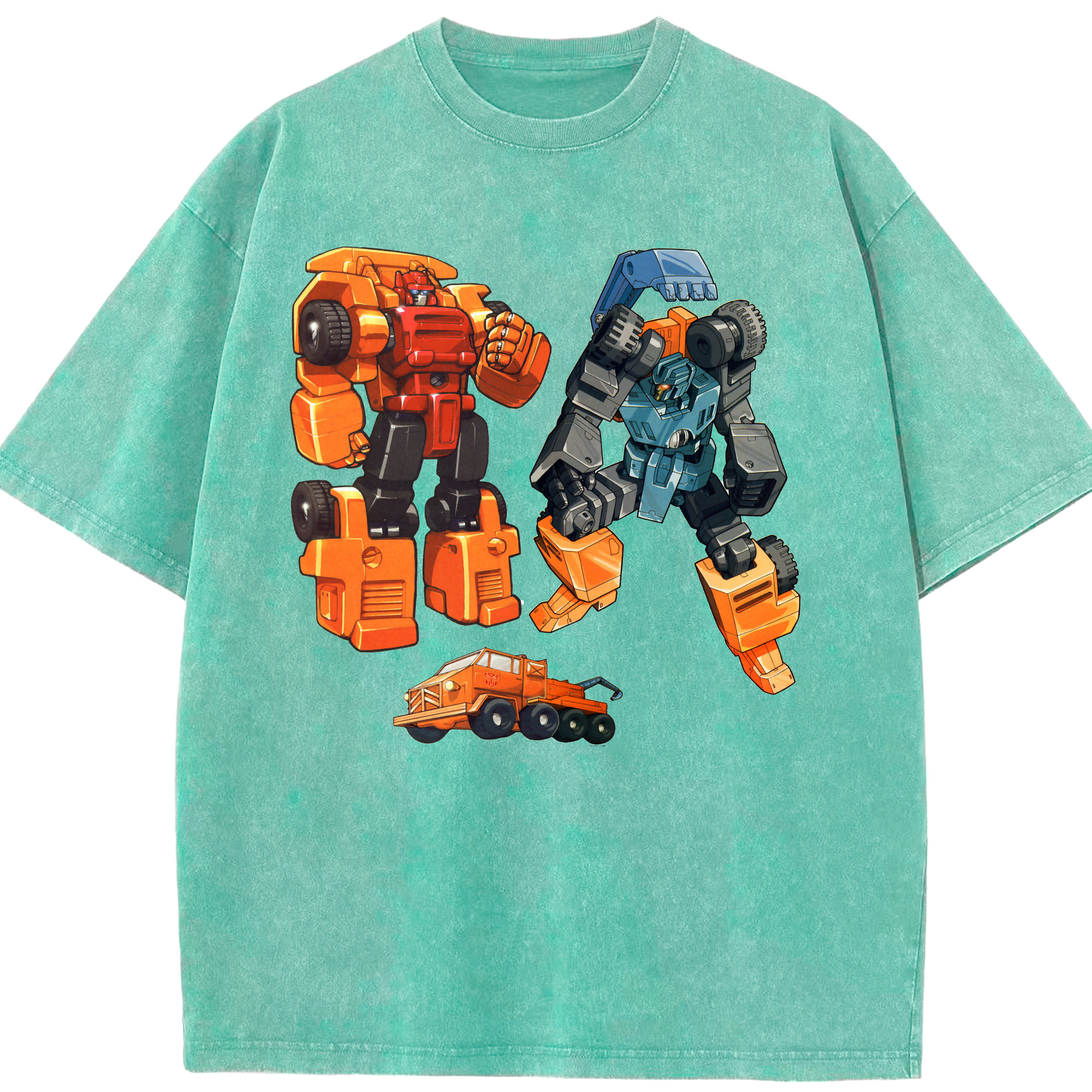 （画像用）  綿100% ヴィンテージ風 半袖Tシャツ（フロントプリント）